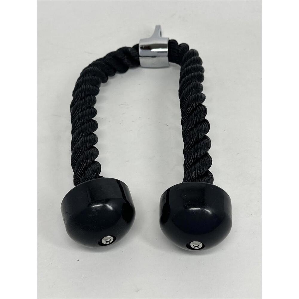 Dual Grip Tricep Rope, Pull Down Cable Machine Attachment - Picture 2 of 2